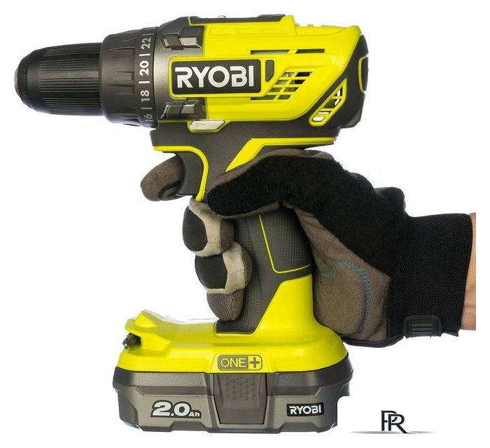 Дрель-шуруповерт Ryobi R18DD3-220S 5133003348 (с 2-мя АКБ 2 Ah, сумка) - Изображение №7 — Интернет-магазин ПроЗаказ