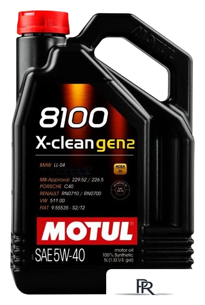 Моторное масло Motul 8100 X-clean gen2 5W-40 5л - Изображение №1 — Интернет-магазин ПроЗаказ