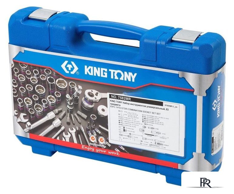 Универсальный набор инструментов King Tony 7582MR (83 предмета) - Изображение №7 — Интернет-магазин ПроЗаказ