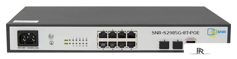Управляемый коммутатор 2-го уровня SNR SNR-S2985G-8T-POE - Изображение №1 — Интернет-магазин ПроЗаказ