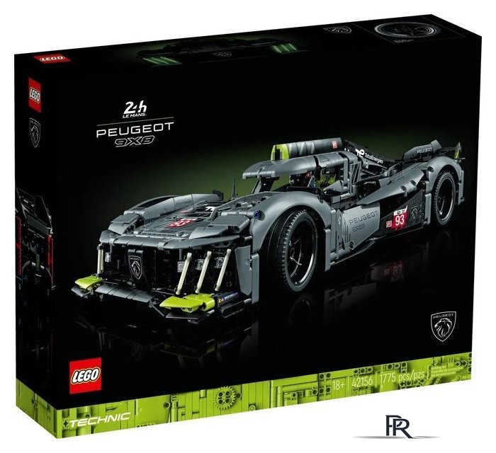 Конструктор LEGO Technic 42156 PEUGEOT 9X8 24H Le Mans Hybrid Hypercar - Изображение №1 — Интернет-магазин ПроЗаказ