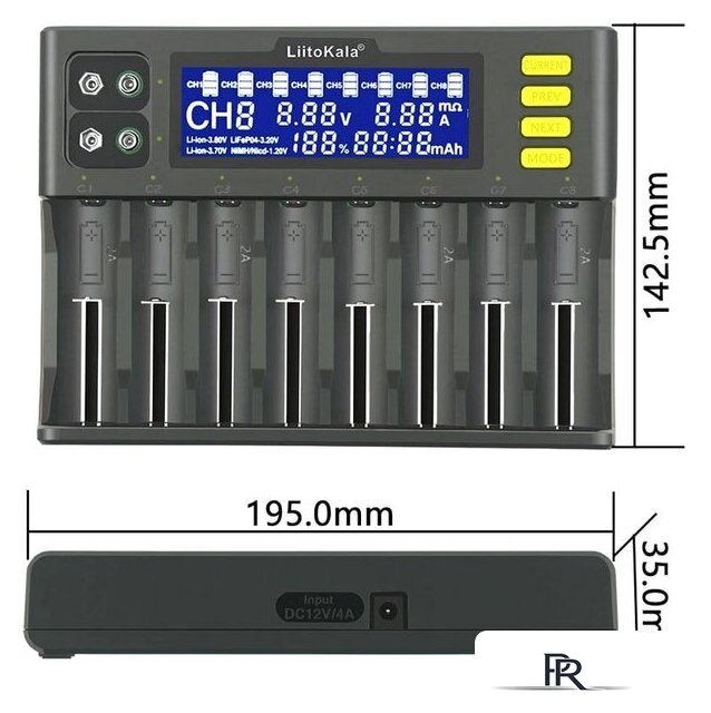 Зарядное устройство LiitoKala Lii-S8 - Изображение №8 — Интернет-магазин ПроЗаказ