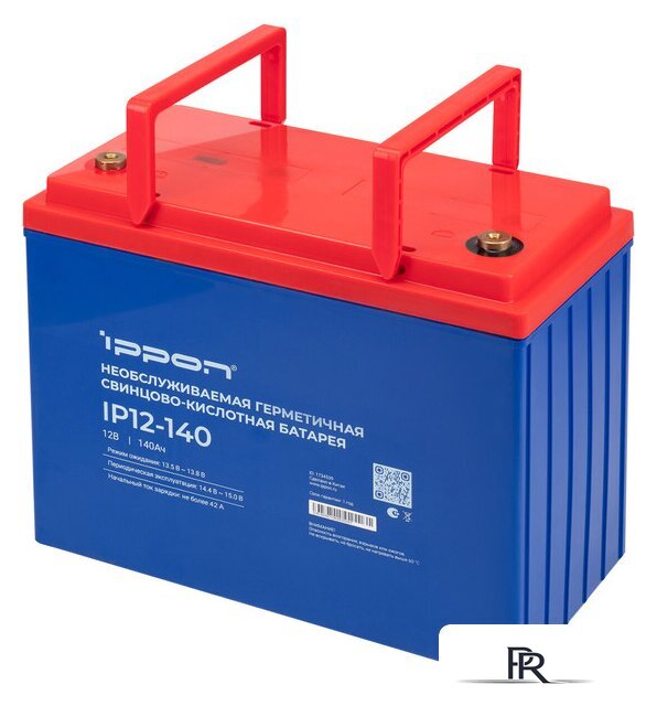 Аккумулятор для ИБП IPPON IP12-140 (12В/140 А·ч) - Изображение №1 — Интернет-магазин ПроЗаказ