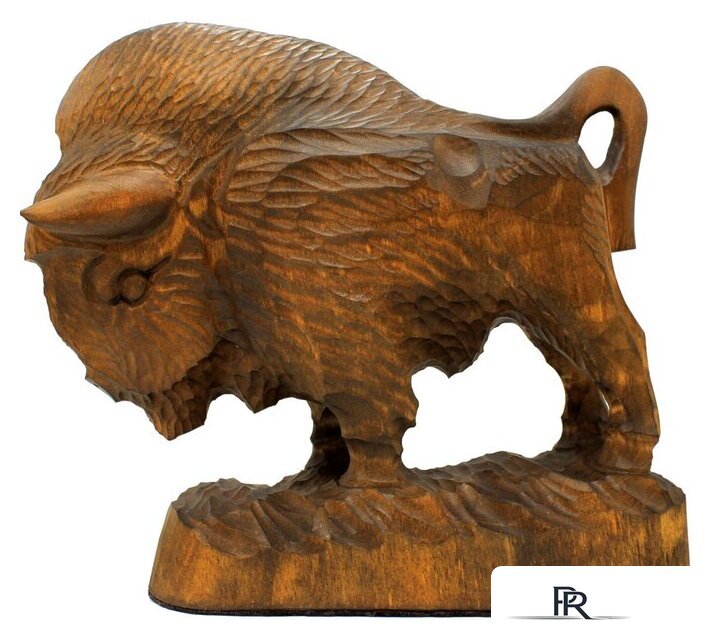 Статуэтка Брестская Фабрика Сувениров Зубр bison150_bn (коричневый) - Изображение №1 — Интернет-магазин ПроЗаказ