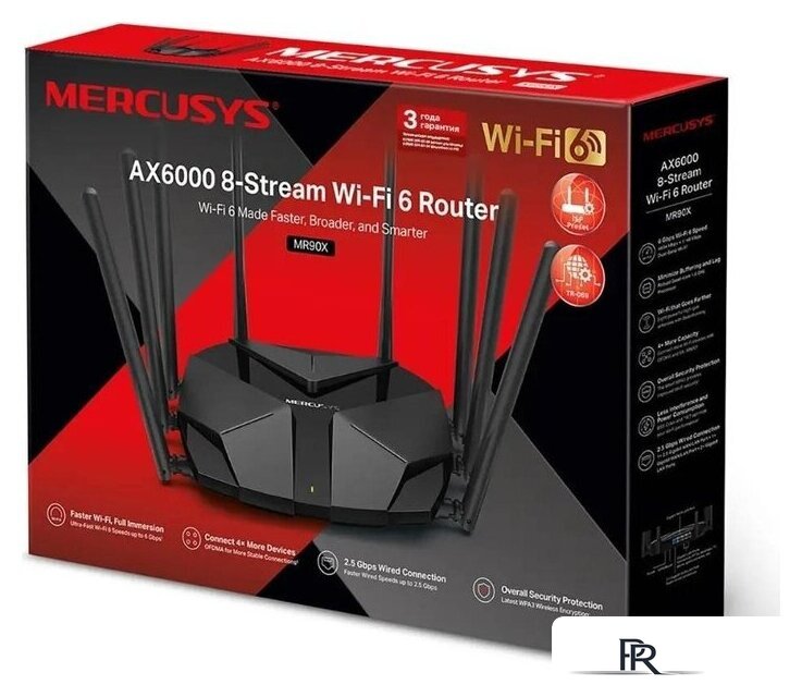 Wi-Fi роутер Mercusys MR90X V1 - Изображение №3 — Интернет-магазин ПроЗаказ
