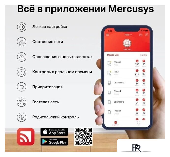 Wi-Fi роутер Mercusys MR90X V1 - Изображение №10 — Интернет-магазин ПроЗаказ