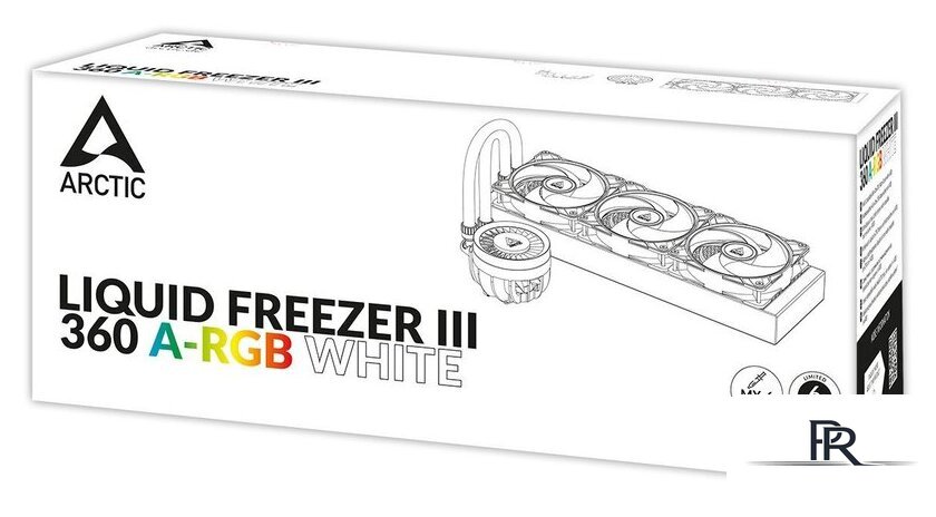 Система жидкостного охлаждения для процессора Arctic Liquid Freezer III 360 A-RGB White ACFRE00152A - Изображение №12 — Интернет-магазин ПроЗаказ
