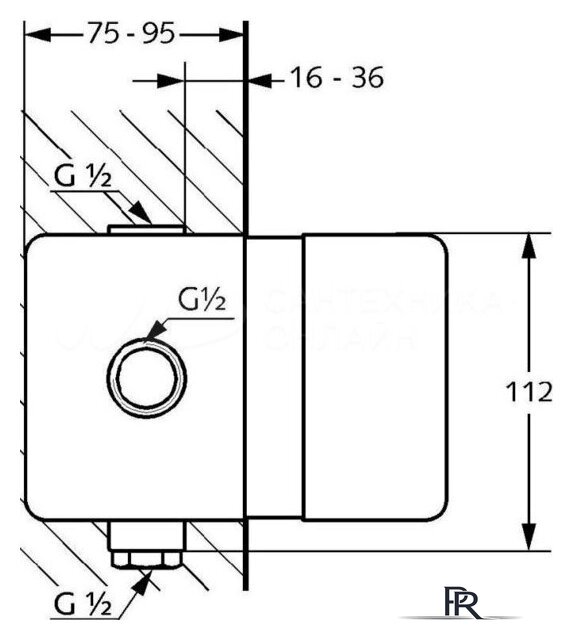 Душевая система  Kludi Bozz 387363976 - Изображение №8 — Интернет-магазин ПроЗаказ