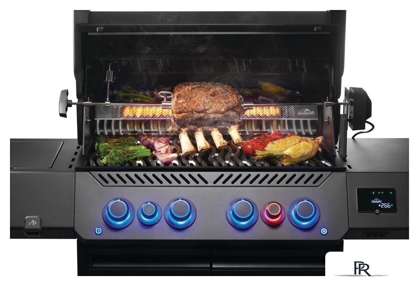 Газовый гриль для дачи Napoleon Prestige 500 Connected RSIB P500VXRSIBPK-PL-PHM - Изображение №10 — Интернет-магазин ПроЗаказ