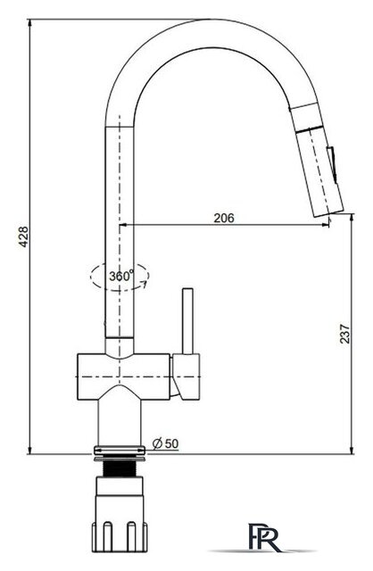 Смеситель Splenka S204.49.09 - Изображение №6 — Интернет-магазин ПроЗаказ