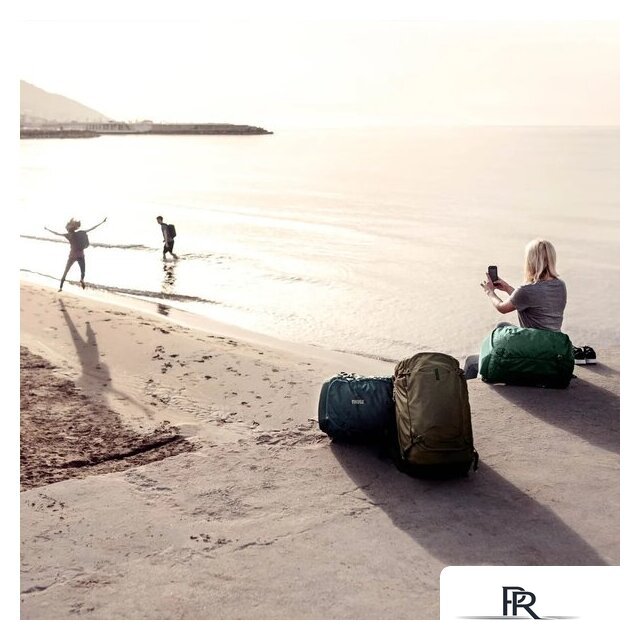 Туристический рюкзак Thule Landmark 40L (голубовато-зеленый) - Изображение №6 — Интернет-магазин ПроЗаказ