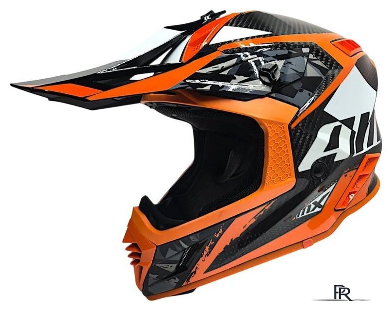 Мотошлем AIM RH855 Carbon Terrain RH855T-DBO-M (M, черный/оранжевый) - Изображение №1 — Интернет-магазин ПроЗаказ