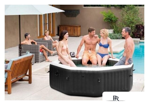 Надувной бассейн Intex Jet & Bubble Deluxe 28458 (201x71) с джакузи - Изображение №5 — Интернет-магазин ПроЗаказ