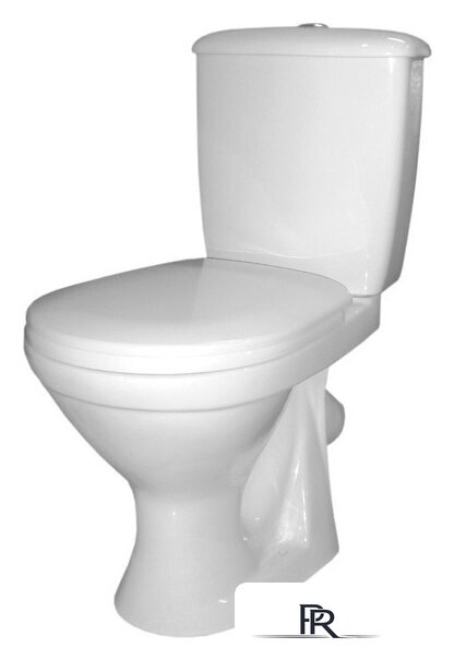 Унитаз напольный Оскольская керамика Суперкомпакт (белый, косой выпуск) - Изображение №1 — Интернет-магазин ПроЗаказ