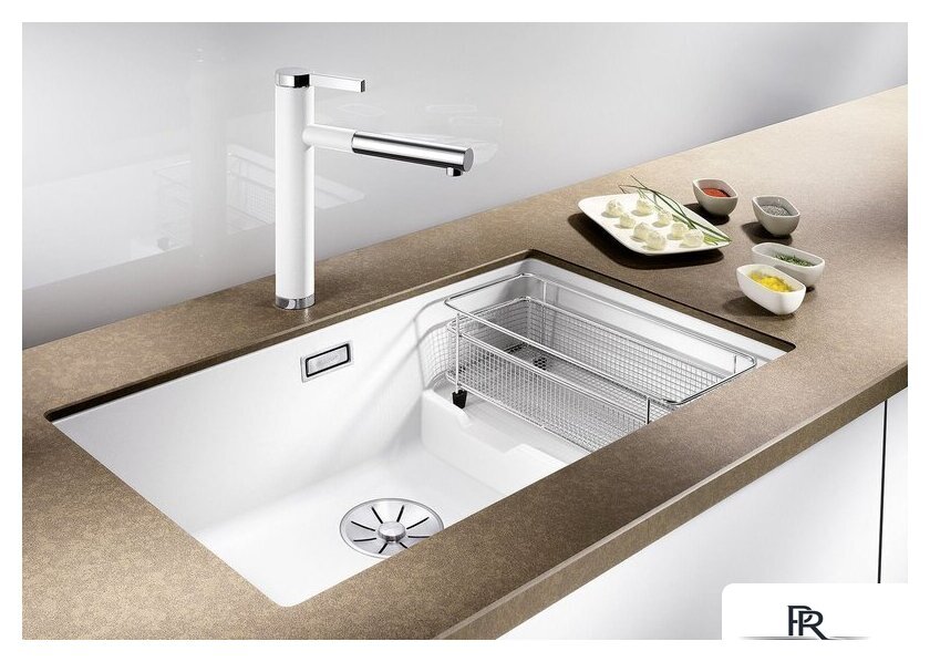 Кухонная мойка Blanco Subline 700-U Level 523459 (стальная корзина, трюфель) - Изображение №2 — Интернет-магазин ПроЗаказ
