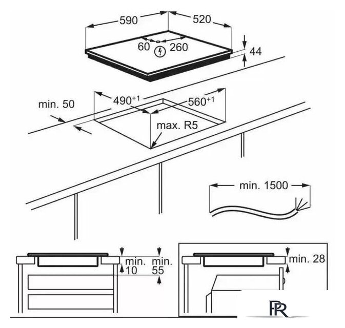 Варочная панель Electrolux EIS62453 - Изображение №4 — Интернет-магазин ПроЗаказ