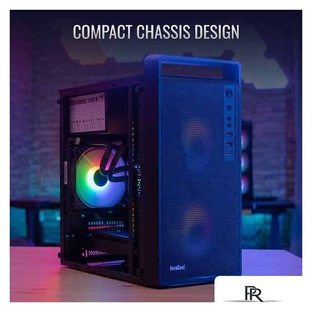 Корпус AeroCool CS-109-G-BK-v1 - Изображение №5 — Интернет-магазин ПроЗаказ