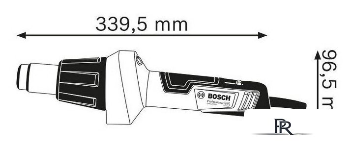 Промышленный фен Bosch GHG 20-60 Professional 06012A6400 - Изображение №2 — Интернет-магазин ПроЗаказ