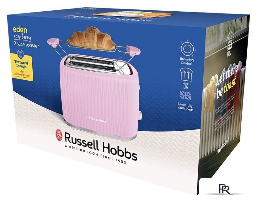 Тостер Russell Hobbs Eden 2 Slice Raspberry 27372-56 - Изображение №11 — Интернет-магазин ПроЗаказ