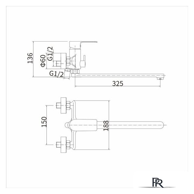 Смеситель Fashun A2282-8 - Изображение №2 — Интернет-магазин ПроЗаказ