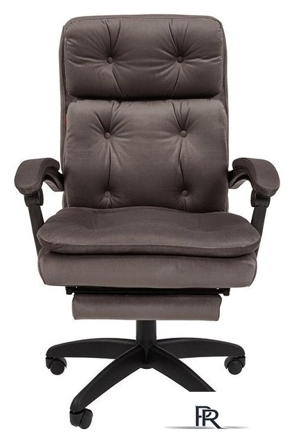 Офисное кресло CHAIRMAN Home 442 (ткань, Т-55 серый) - Изображение №2 — Интернет-магазин ПроЗаказ