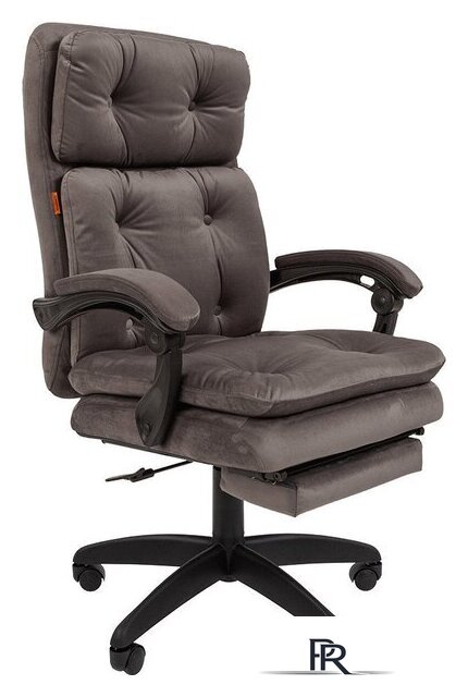 Офисное кресло CHAIRMAN Home 442 (ткань, Т-55 серый) - Изображение №1 — Интернет-магазин ПроЗаказ