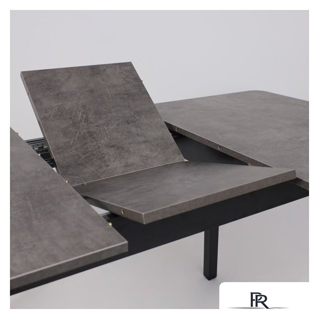 Кухонный стол Мамадома Tirk radial-110 раздвижной 110-142х70 (дымчатая керамика/черный) - Изображение №18 — Интернет-магазин ПроЗаказ