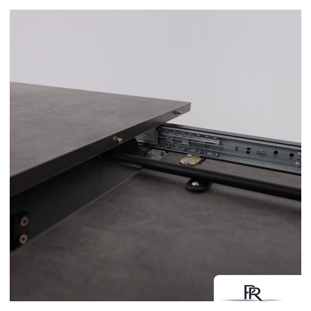 Кухонный стол Мамадома Tirk radial-110 раздвижной 110-142х70 (дымчатая керамика/черный) - Изображение №17 — Интернет-магазин ПроЗаказ