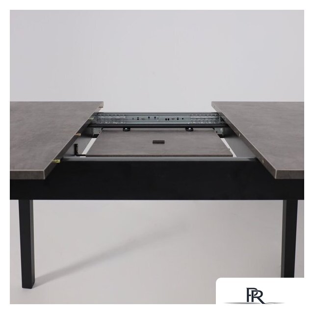 Кухонный стол Мамадома Tirk radial-110 раздвижной 110-142х70 (дымчатая керамика/черный) - Изображение №16 — Интернет-магазин ПроЗаказ