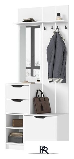 Тумба для обуви Стендмебель Руна ПР 01 (белый) - Изображение №1 — Интернет-магазин ПроЗаказ