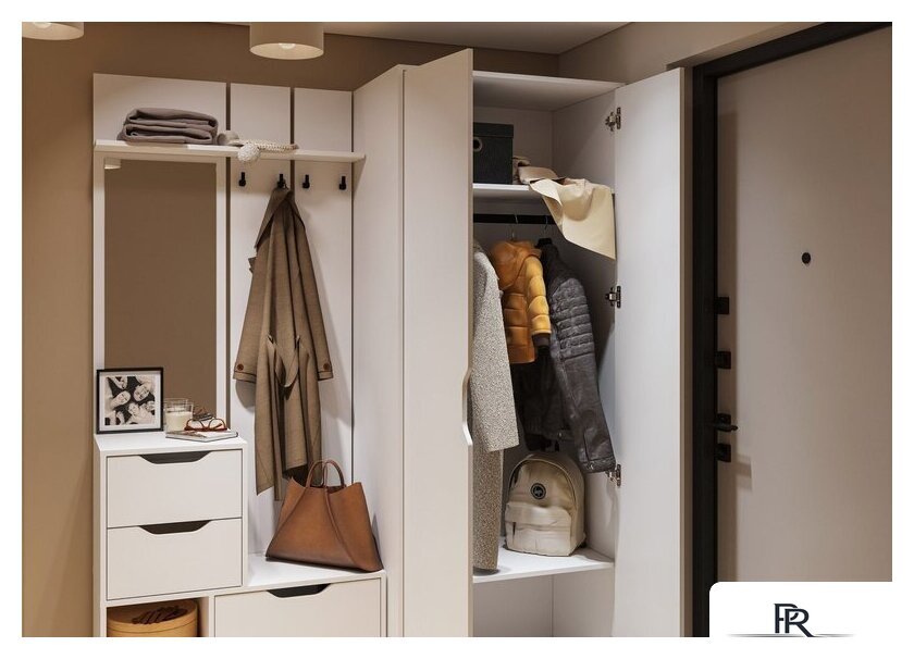 Тумба для обуви Стендмебель Руна ПР 01 (белый) - Изображение №4 — Интернет-магазин ПроЗаказ