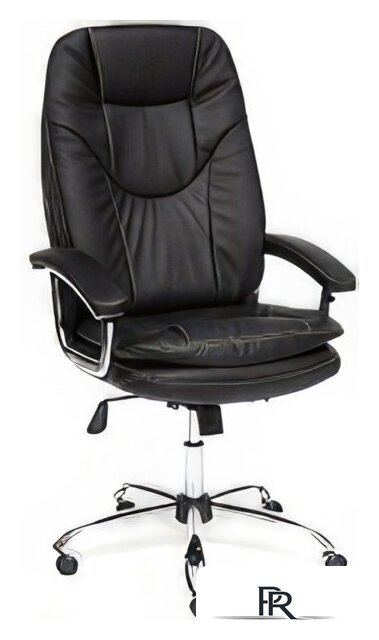 Офисное кресло TetChair Softy Lux (иск. кожа, черный) - Изображение №1 — Интернет-магазин ПроЗаказ