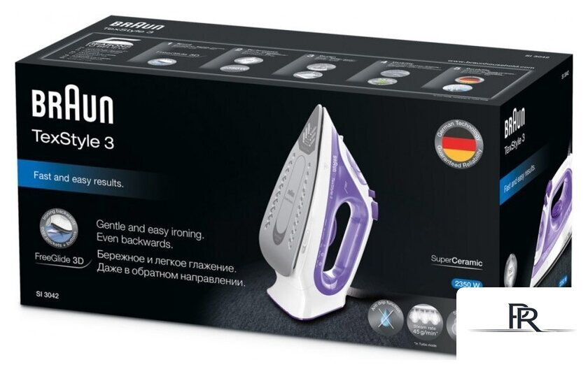 Утюг Braun Texstyle 3 SI3042 VI - Изображение №3 — Интернет-магазин ПроЗаказ