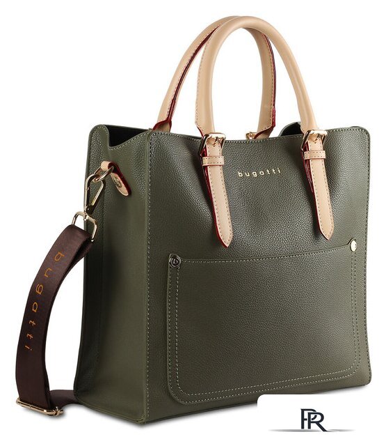 Женская сумка Bugatti Ella 49362184 (оливковый) - Изображение №1 — Интернет-магазин ПроЗаказ