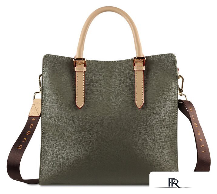 Женская сумка Bugatti Ella 49362184 (оливковый) - Изображение №3 — Интернет-магазин ПроЗаказ