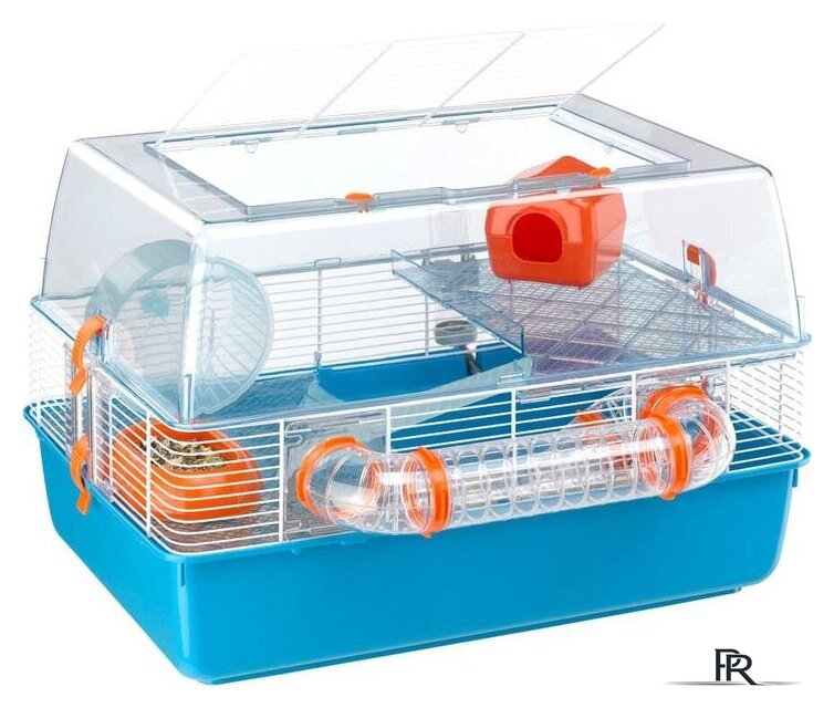 Клетка Ferplast Duna Fun (голубой) 57921499 - Изображение №1 — Интернет-магазин ПроЗаказ