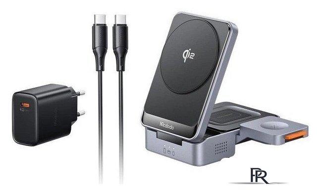 Беспроводное зарядное McDodo CH-519 22.5W USB Type-C с адаптером (черный) - Изображение №3 — Интернет-магазин ПроЗаказ