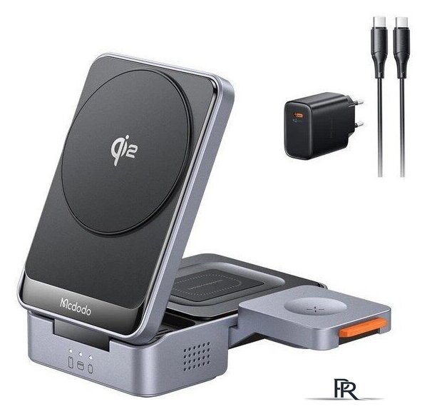 Беспроводное зарядное McDodo CH-519 22.5W USB Type-C с адаптером (черный) - Изображение №1 — Интернет-магазин ПроЗаказ