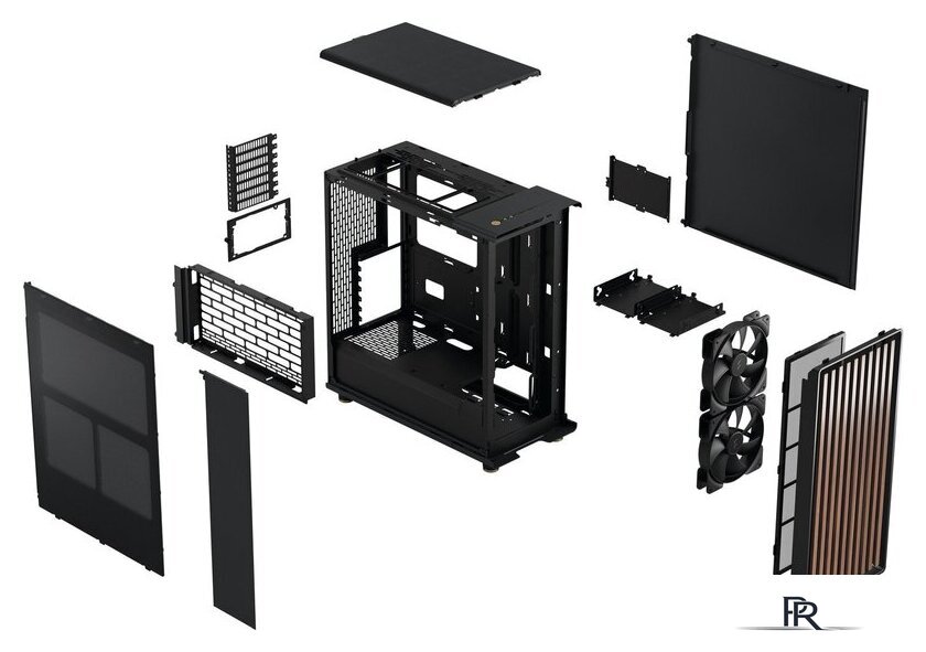 Корпус Fractal Design North Charcoal Black FD-C-NOR1C-01 - Изображение №16 — Интернет-магазин ПроЗаказ