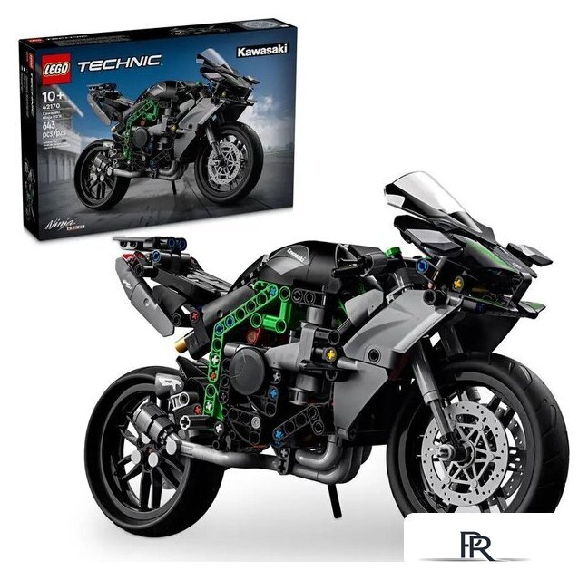 Конструктор LEGO Technic 42170 Мотоцикл Kawasaki Ninja H2R - Изображение №7 — Интернет-магазин ПроЗаказ