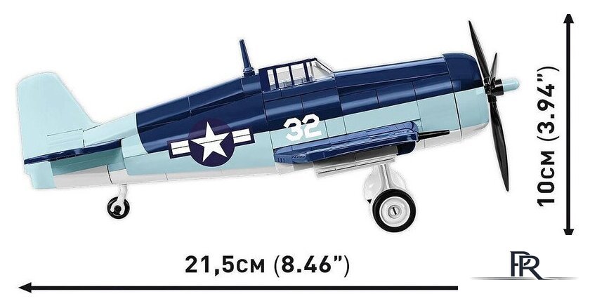 Конструктор Cobi Historical Collection WWII Grumman F6F Hellcat - Изображение №9 — Интернет-магазин ПроЗаказ