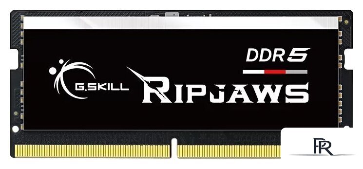Оперативная память G.Skill Ripjaws 16ГБ DDR5 SODIMM 4800 МГц F5-4800S3434A16GX1-RS - Изображение №1 — Интернет-магазин ПроЗаказ
