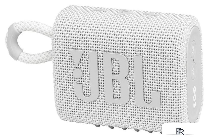Беспроводная колонка JBL Go 3 (белый) - Изображение №1 — Интернет-магазин ПроЗаказ