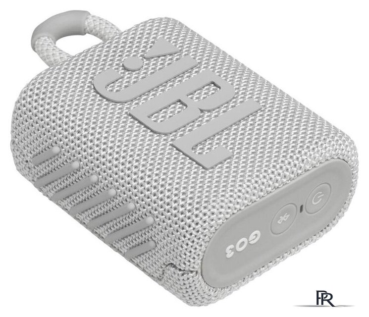Беспроводная колонка JBL Go 3 (белый) - Изображение №2 — Интернет-магазин ПроЗаказ