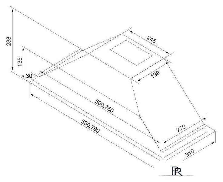 Кухонная вытяжка BEKO HNU 51311 SH - Изображение №7 — Интернет-магазин ПроЗаказ