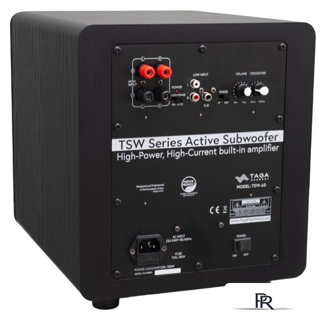 Проводной сабвуфер Taga Harmony TSW-60 (черный) - Изображение №3 — Интернет-магазин ПроЗаказ