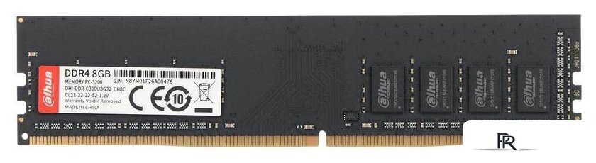Оперативная память Dahua 8ГБ DDR4 3200 МГц DHI-DDR-C300U8G32 - Изображение №1 — Интернет-магазин ПроЗаказ