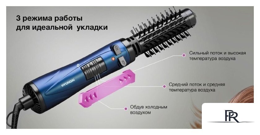 Фен-щетка Hyundai H-HB0110 - Изображение №21 — Интернет-магазин ПроЗаказ