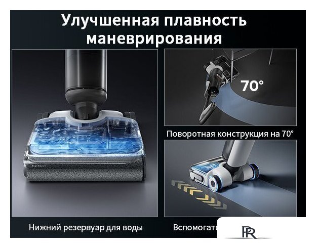 Вертикальный моющий пылесос Roborock Wet and Dry Vacuum Cleaner F25 Ace WD5M2A512-02 (с русской озвучкой) - Изображение №42 — Интернет-магазин ПроЗаказ