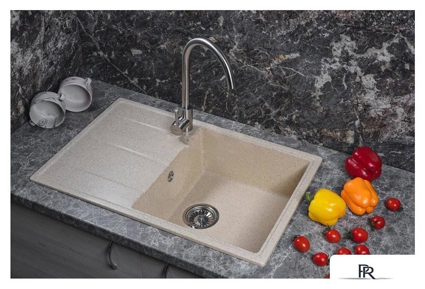 Кухонная мойка Marblan Magnum R (гранит, с сифоном) - Изображение №5 — Интернет-магазин ПроЗаказ